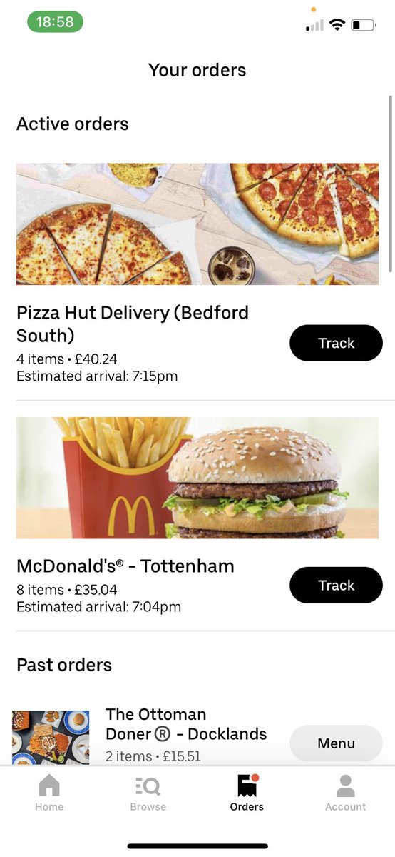 Natasha_Banwait's tweet photo. Hi @UberEats account hacked with 2orders for £75! I messaged both drivers before food was delivered.M called me, explaining the situation he proceeded to tell me it was not his problem&amp;hung up to deliver the food! Disgusted that food has gone to these thieves&amp;ur driver did nothin https://t.co/PzMF9wfTYt