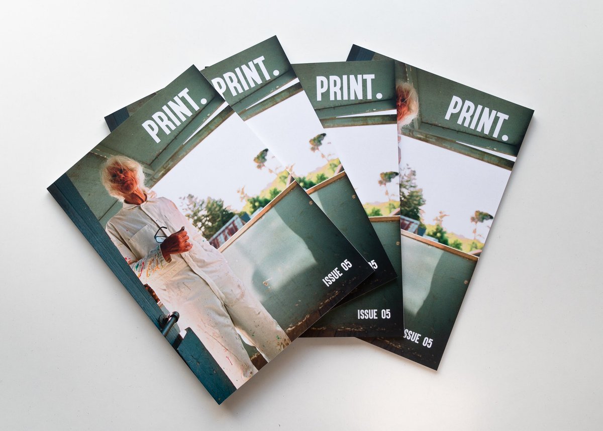 PrintMag (@printmagazine_) on Twitter photo Issue 05 is here
It’s arrived from the printers and we couldn’t be happier about it! 🙌
If you would like a copy, just send an address we can deliver it to! All we ask, is that you cover postage.
Printmagenquiries@gmail.com
Thank you @exwhyzedprint for printing this issue! 🤝 Issue 05 is here
It’s arrived from the printers and we couldn’t be happier about it! 🙌
If you would like a copy, just send an address we can deliver it to! All we ask, is that you cover postage.
Printmagenquiries@gmail.com
Thank you @exwhyzedprint for printing this issue! 🤝