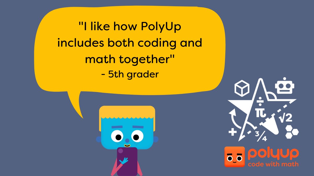 letsmod_ai's tweet image. What do your students say about #polymachines & the #USChallenge?! We love to #codewithmath! Reg = til 3/29
K12 > get scholarship code here: joinpoly.link/us-spring , thanks to @cta4all!
#iteachmath #STEM #dadsined #distancelearning #mathchat #edchat #openupmath