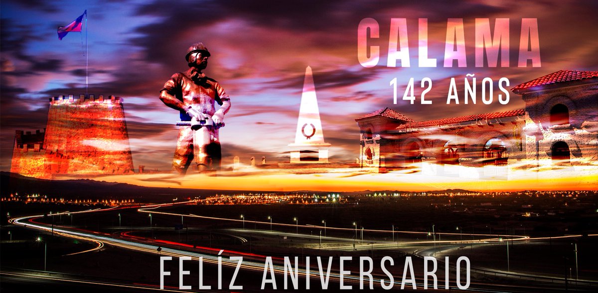 mikeasbecks's tweet photo. Feliz aniversario mi tierra hermosa Orgulloso de ser Calameño y tener el llamo en la frente. ¡Viva Calama, mierda! #Aniversario #Calama https://t.co/vQSpcau4Ms