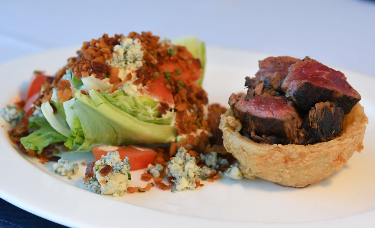 CityFishMarket's tweet photo. Today's Happy Hour Feature? πΈ Steak and Wedge Salad π What does your Happy Hour line up look like? Join us from 4-7pm to show us!
.
.
.
#happyhour #floridafinds #happyhourisback #cityfishmarket #barbites #specialtycocktails #draftbeer #wine #drinkup #sipsiphorray https://t.co/G7Hwhyye5u