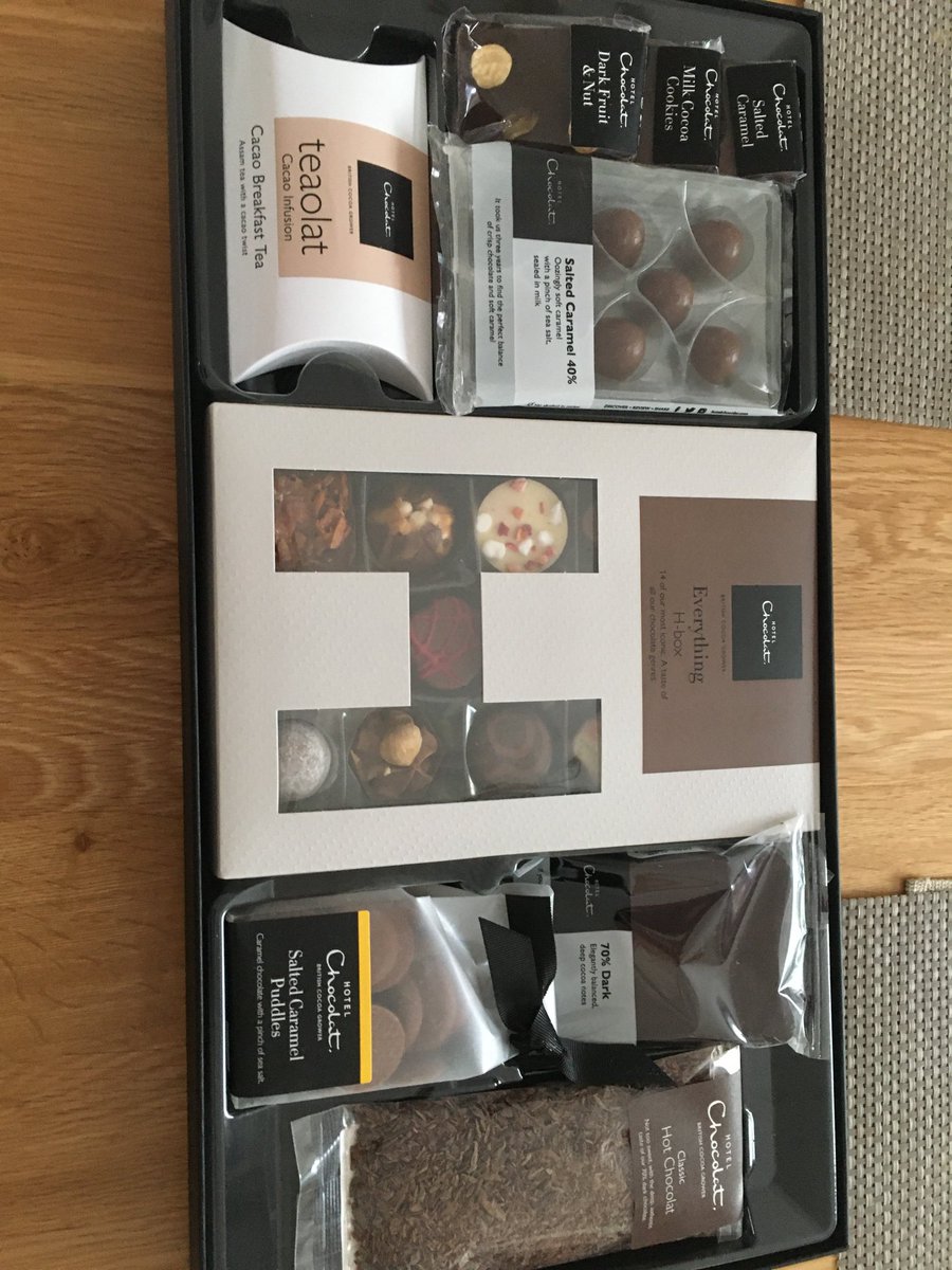 Love my customers when they send you chocolates.#clubenergy