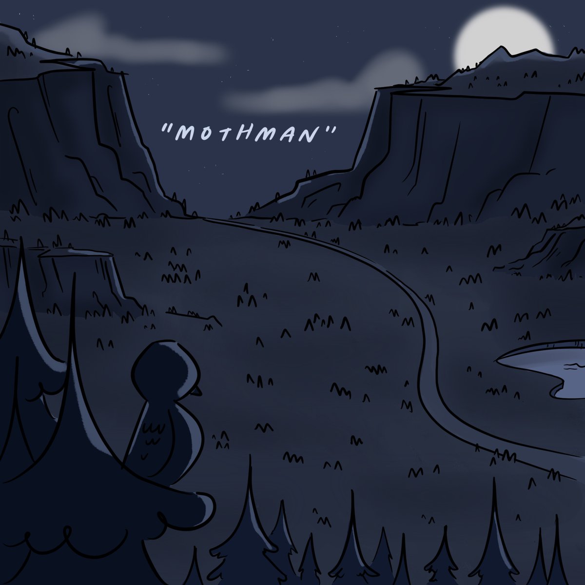 NickArtists's tweet photo. Hi folks! Jasmine is back with another #CompletelyConfirmedConspiracies  checkout the tale of the Mothman this week: https://t.co/nWVO24skuv https://t.co/v2ewkiZROS
