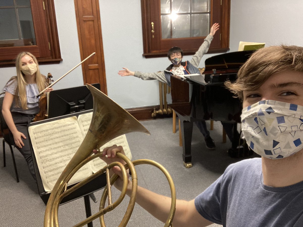 Mera Horn Trio (@merahorntrio) on Twitter photo We’re back!! Revisiting some beautiful #EthelSmyth and having some fun playing #Brahms with a natural horn!
📯 #horn #violin #piano #naturalhorn #chambermusic <a href="/RoyalAcadMusic/">Royal Academy of Music</a> We’re back!! Revisiting some beautiful #EthelSmyth and having some fun playing #Brahms with a natural horn!
📯 #horn #violin #piano #naturalhorn #chambermusic <a href="/RoyalAcadMusic/">Royal Academy of Music</a>