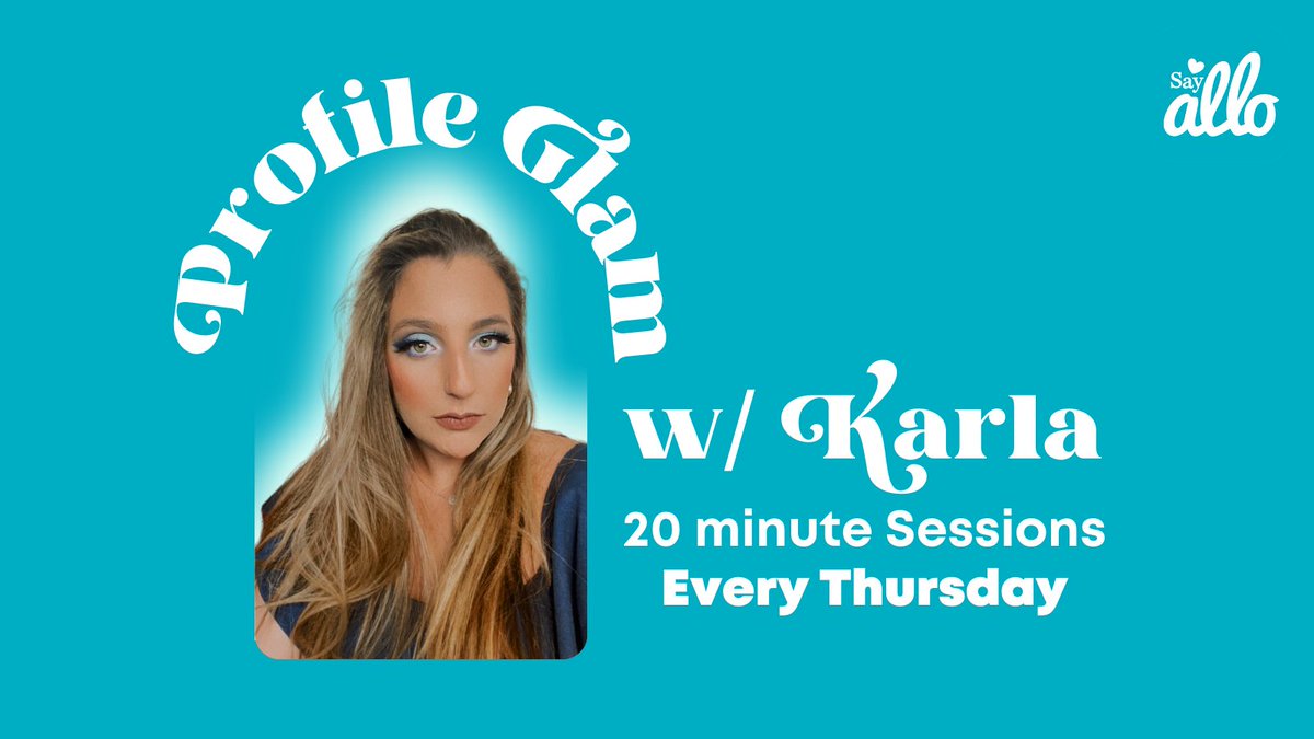 justsayallo's tweet photo. Have you tried #datingapps, but have no luck matching with someone you actually like? 😫  

Meet Karla! You can now schedule a ✨ 20-minute Profile Glam Session ✨ with her online to improve your profile and #dating game! 🔥  

Book now-> https://t.co/VpDUudapVO 💛 https://t.co/mKmzrCKLrr