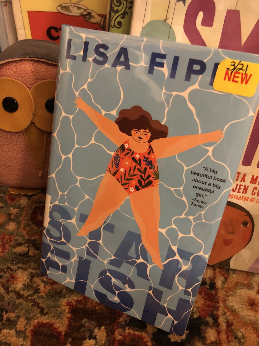 #NewRelease #Kidlit #MG Starfish by Lisa Fipps #bullying #Nancypaulsenbooks Wonderful verse novel: fat shaming, best friends, learning to cope and stand up for yourself. The bullying made me very sad. Well done, @AuthorLisaFipps !!