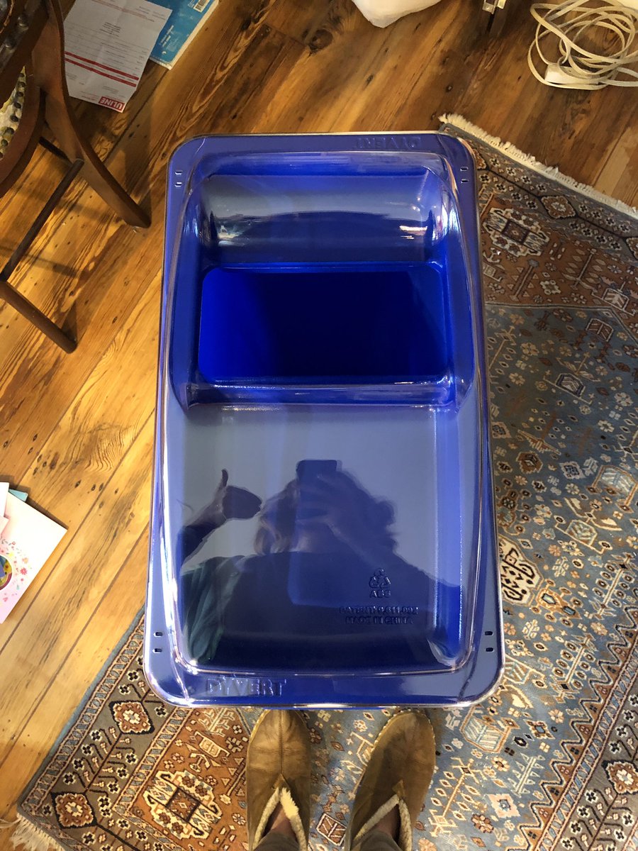 theroadtogreen's tweet photo. Our #zerowaste specialist, Ben Ditzler, has developed a new, patented #recycling messaging system through his company, Dyvert. The 1st run of this innovative product arrived today, &amp; we’re excited to see him deploy it in the world! Learn more at https://t.co/sbpsUQRTDa https://t.co/OQRtEfMAws