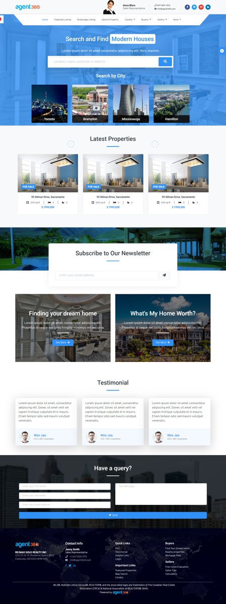 Agent360CA's tweet photo. The $28.99 Do-It-All Website For Real Estate Agents. The easiest & most effective way to grow your real estate sales.
๐ Get In Touch: https://t.co/oupZDl4Md2
#realestatewebsite #websitebuilder #agent360 #realestatewebsitedesign #realestateagents https://t.co/sGtYH0LlDh