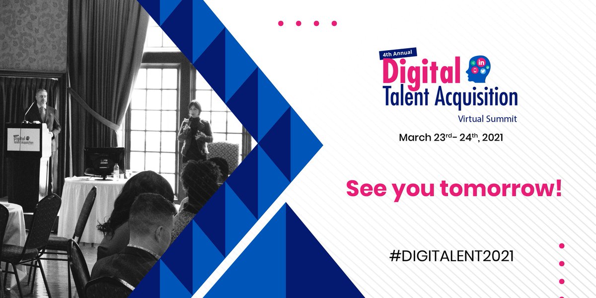 DigiTalentAcq's tweet photo. And that’s a wrap for today, we'll see you tomorrow for day 2 of #DIGITALENT2021 https://t.co/bzoxiQ6z7e