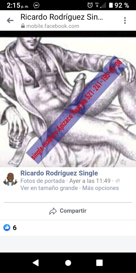 Aguas con este single infectó a una pareja de hérpes y gonorrea también es mala copa ahí aparece su número parejas ya saben si los contacta este tipo ese es su perfil de facebook