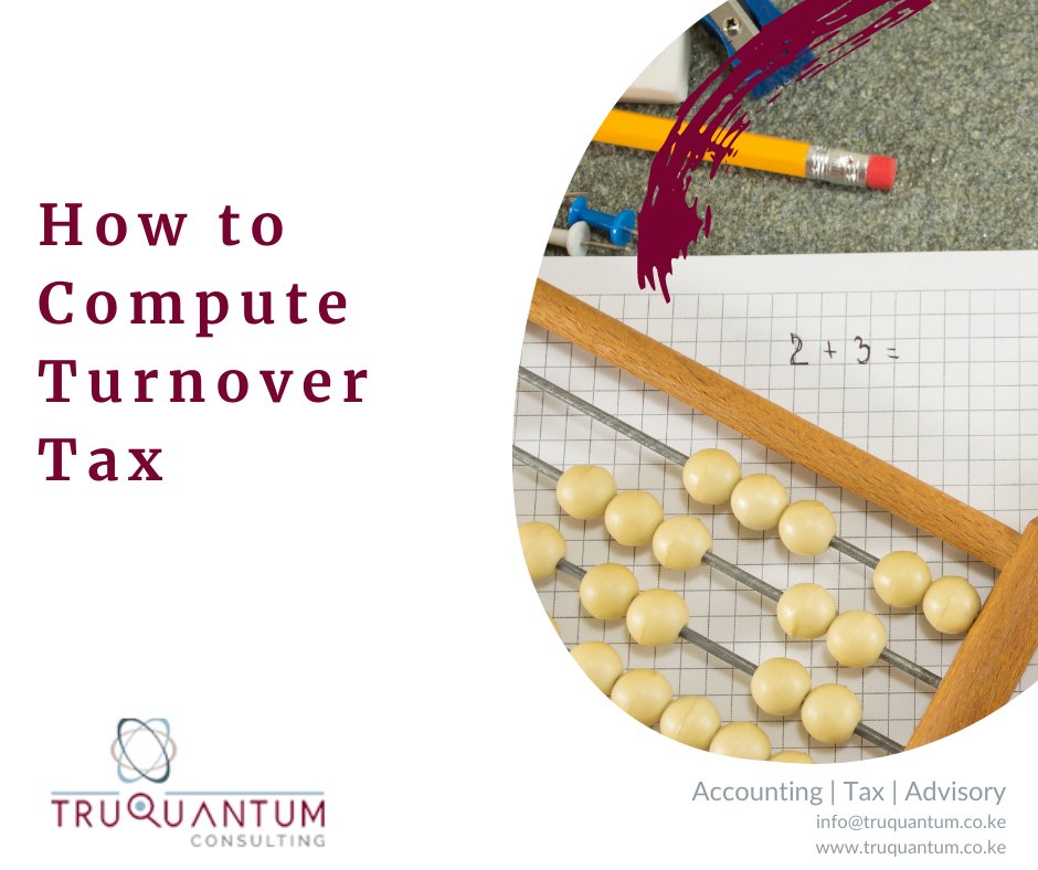TruQuantum's tweet photo. Turnover Tax is charged at the rate of 1% on gross sales. The due date for filing and paying TOT is on the 20th day of the following month.
#Tax #Finance #Accounting https://t.co/nIi96yPAN0
