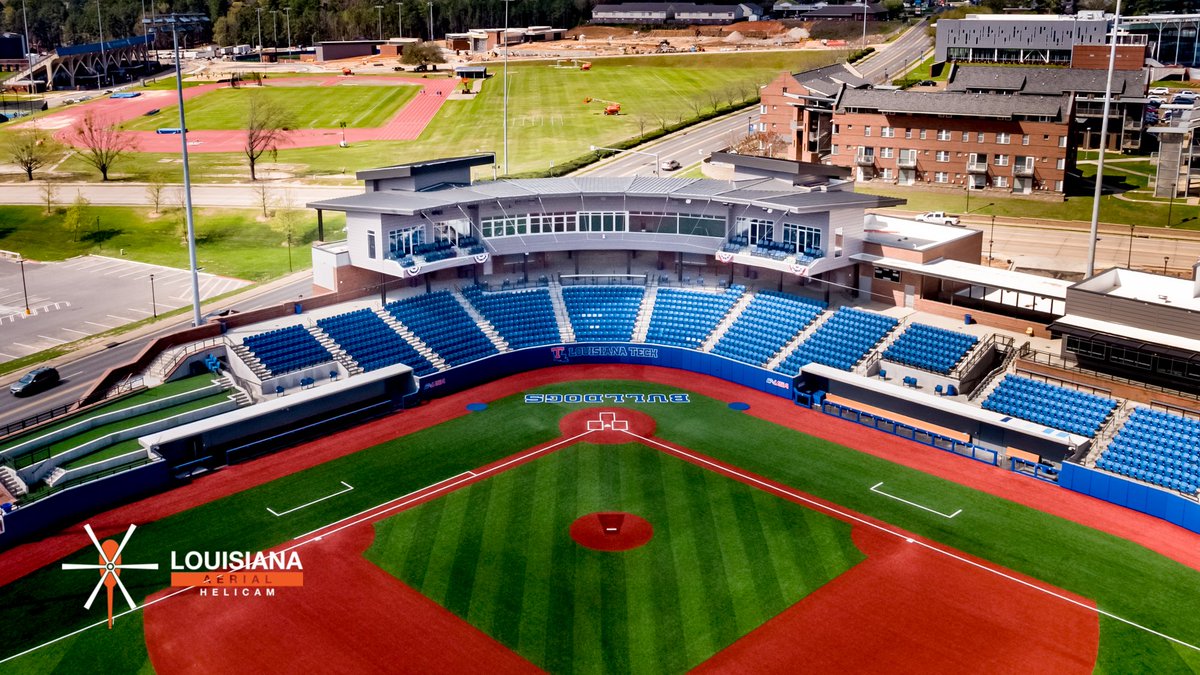lahelicam's tweet photo. Louisiana Tech University's new J.C. Love Field | Pat Patterson Park - 3/21/21
#louisianatechuniversity #jclovefield #patpattersonpark #baseball #techbulldogs #wearelatech #everloyalbe #baseballfield #sports #college #ruston #drone #uas #uav #custombuiltdrones #35mm #fullframe https://t.co/gcpD6fRjSZ