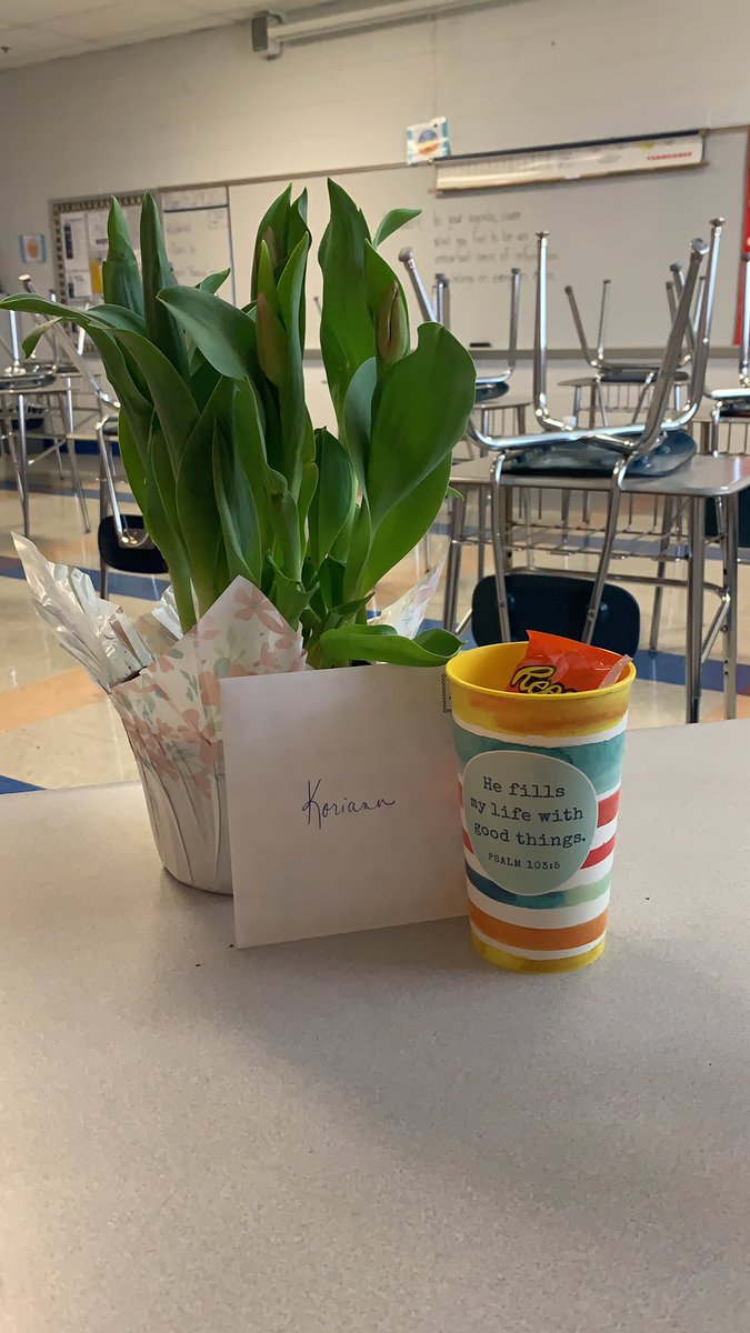 I’m so grateful for a wonderful new teammate who lifted my spirit today <a href="/SiegelMiddle/">Siegel Middle School</a> 💛