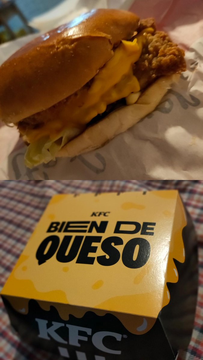 karlostremps's tweet photo. La #Sobrada delicia! 🧀 @KFC_ES https://t.co/yuiO0j0Bvg