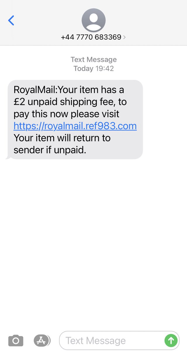 PoshNewton's tweet photo. I take this is a scam, I was working at home all day &amp; the website is fake! @PostOffice @PostOfficeNews @NTSscamsteam @thinkjessica #scam #post #text #message https://t.co/rh4u4Dk66b