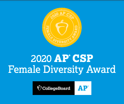 cdagsLA's tweet photo. C:\DAGS has earned the @CollegeBoard's AP Computer Science Female Diversity Award for expanding young women’s access to AP Computer Science Principles.  We're one of only 831 schools to be recognized for achieving this important result in CSP! https://t.co/AfENdGpQwP