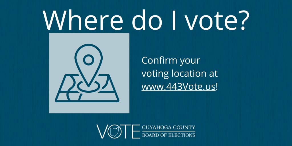 Polling locations may have changed! Confirm your polling location for the May 4, 2021 Primary Election with the 'Where do I vote?' tool at 443Vote.us.