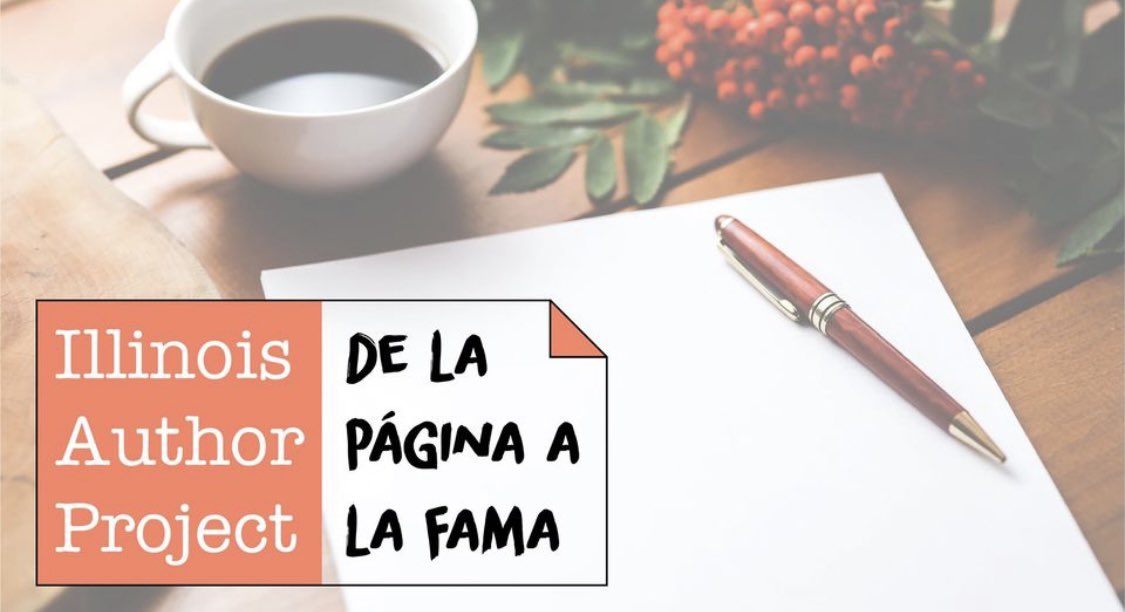 STBFauthor's tweet photo. Calling Illinois authors! We’re only a week away from our De la Página a la Fama/Spanish Author Contest Launch Discussion on Facebook Live!  Check it out: 👉 https://t.co/DVJqRI6plN
#IllinoisAuthors #SpanishAuthors https://t.co/RSOpD4BPhX