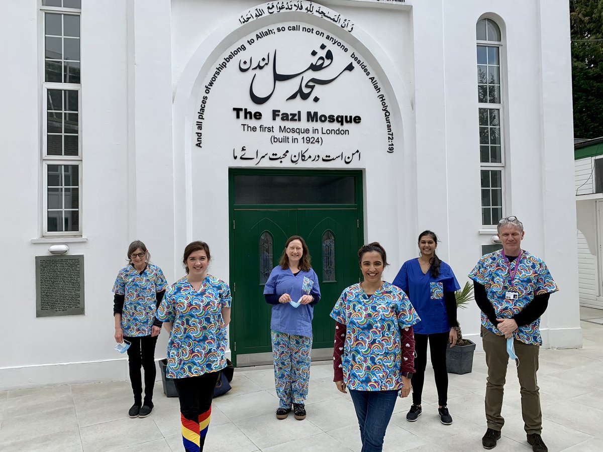 Aine_Hackett's tweet photo. #reflectionday What a day...but what a year! It was incredibly special to be welcomed to @fazl_mosque on the #lockdownanniversary. Today we vaccinated >1000 people in 9.5hours and featured on @BBCNews @DailyMailUK @guardian and @muslimtv @BBCLondonNews @itvnews https://t.co/Rav5dV9sHL