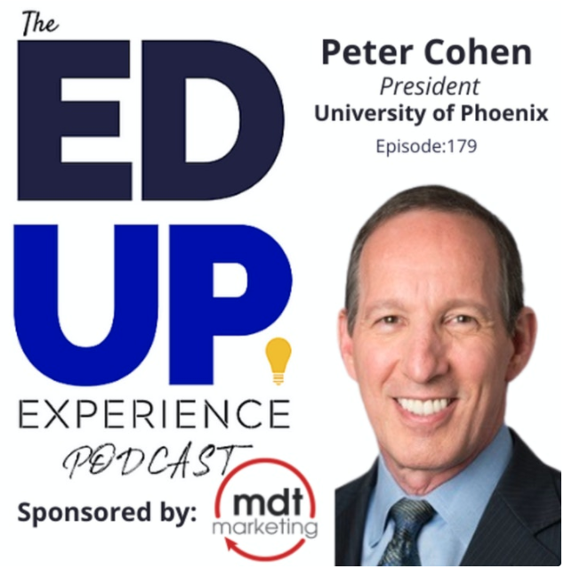 Enjoyed discussing #highered, #futureofwork and <a href="/UOPX/">University of Phoenix</a> with the EdUp Experience Podcast team: <a href="/JoeSallustio/">Joe Sallustio, EdD</a> and @UrQueentoBe, who also happens to be an alum of <a href="/UOPX/">University of Phoenix</a>. Thank you for the opportunity. 
edupexperience.com/PeterCohen