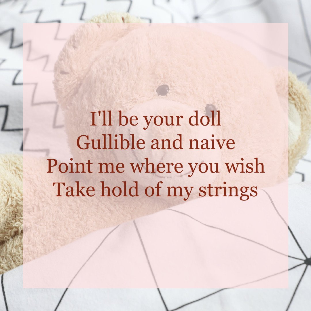 thisisartunion's tweet photo. Our server owner Pyoo took the poetry win of "puppet." A creepy poem with disturbing tones, the background only makes me more uneasy. You can see more of their work at @pixelpyoo 

#thisisartunion #poetry #poem #puppet #doll https://t.co/qS0kWHN2PA