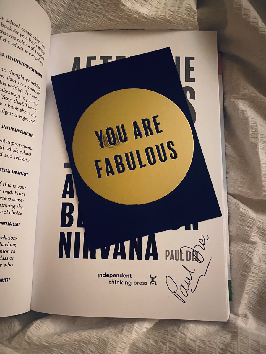 MissHanra's tweet photo. This arrived today and I’m looking forward to tucking into it. If @pauldixtweets reckons I’m fabulous, then maybe I am 😂 https://t.co/fM9i0s4FLy