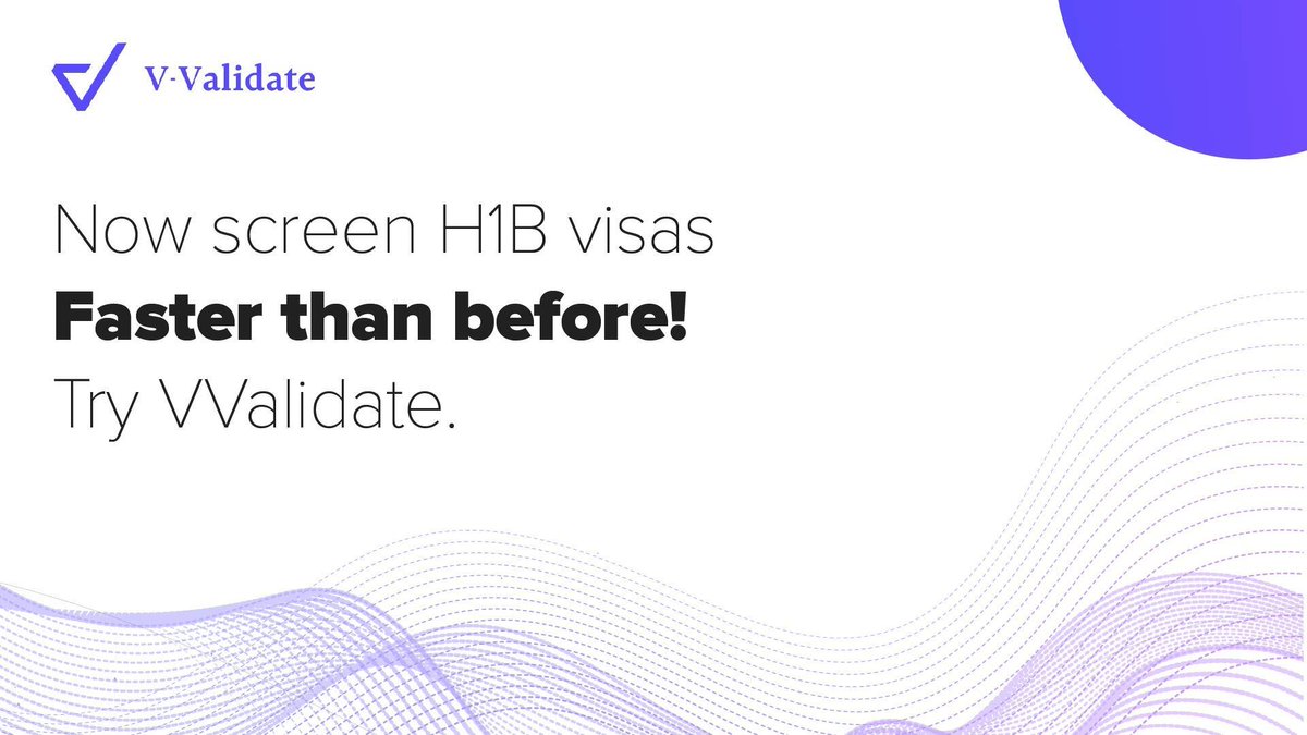 thisisvvalidate's tweet photo. Struggling to spot #fabricated H1B visas? Avail our #service and enable effective #recruitment.

Learn more https://t.co/DWYaUmhyTb

#H1B #verification #fraud #recruiting #business #Vvalidate https://t.co/JXZrTLjE1p