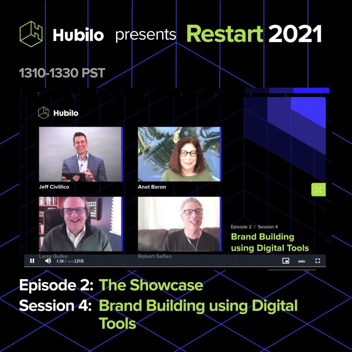 @beerwars, @lgulko & @rsafian just shared insights on building brands with digital tools in an extremely competitive environment!

If #FOMO has kicked in, don’t worry you can still register for the event at hubilo.com/restart-2021/#…!

#Restart2021withHubilo