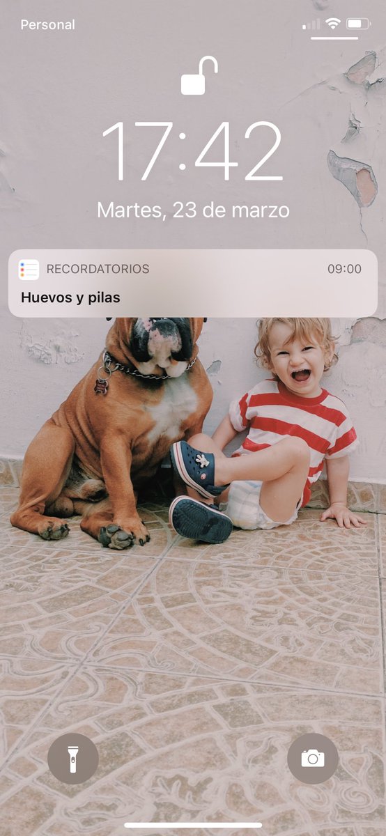 mpiasimon's tweet photo. Ayer me puse este recordatorio en el celu 😐 se ve que sabía que lo iba a necesitar! 🤦🏼‍♀️ https://t.co/Uh1jB6rZ7a