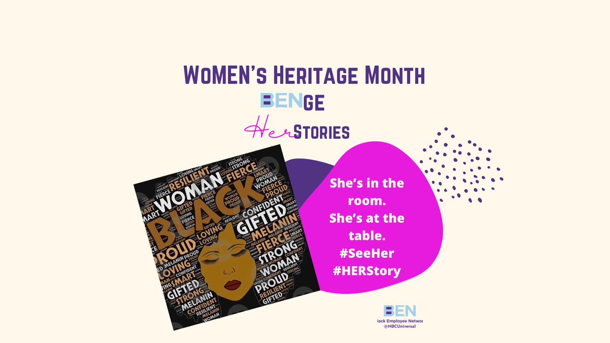 Check out what happens when we are in the room and at the table. #ComeBENgeWithUs on IG @ben.nbcu #WomensHistoryMonth #sheleads #HerStoryIsNow @MikaKYV365 @WomensNetNBCU @NBCUdiversity