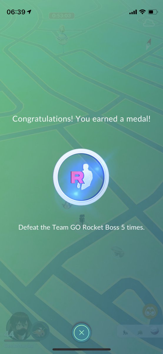 geek_mary_lu's tweet photo. Hiya #Giovanni 🙋🏻♀️ you’re a real tough guy at times hey, but with will power and determination I can render your invincibility null and void.
And rescue those Pokémon from ya buddy. Bella ciao 😘😘😘 for now #Giovani
#TeamGoRocketBoss #Medal #TeamGoRocket
#PokemonGo https://t.co/uy00o7tx04
