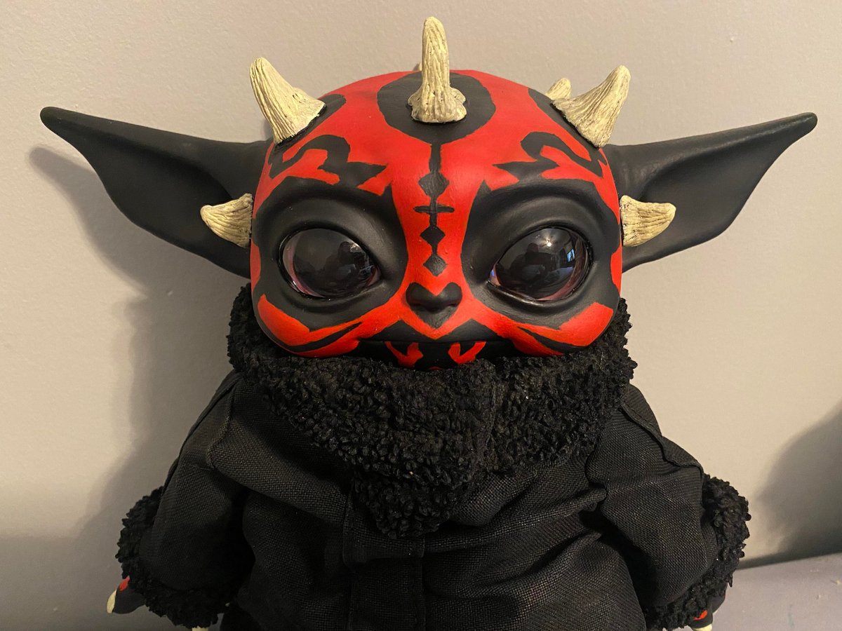 LBeskar's tweet photo. Grogu Maul, tu Baby Sith favorito! #TheMandalorian #StarWars 
Fuente: @neptunelily https://t.co/x3Z3ym8GaN
