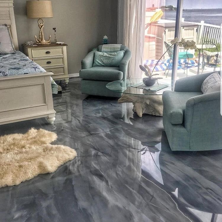 INTERIORPORN1's tweet photo. Epoxy flooring look so AMAZING 😍 https://t.co/DYixZWySjs