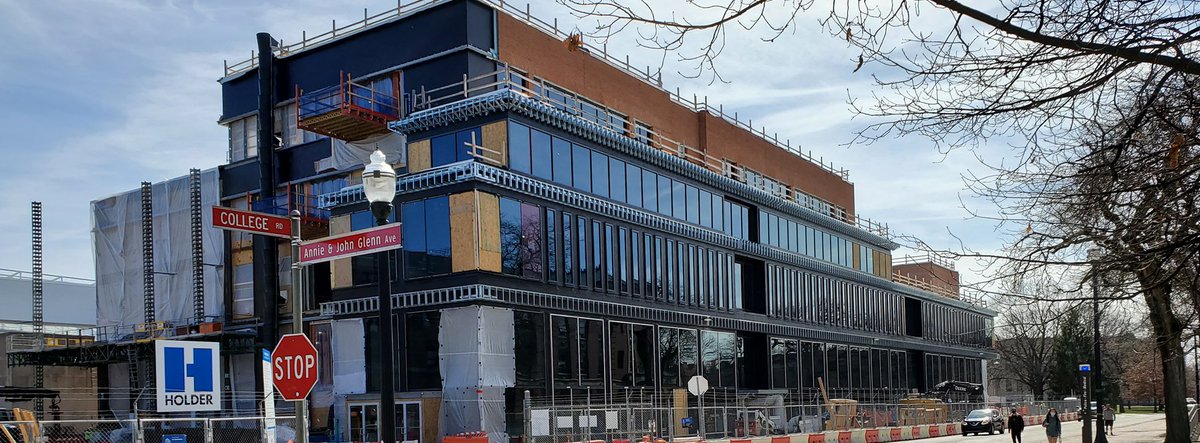 ASCatOSU's tweet image. The new Arts District is coming together! Check out the progress being made on the Timashev Family Music Building for @ohiostatemusic!
🔗: buildingthefuture.osu.edu/news/2021/03/1…