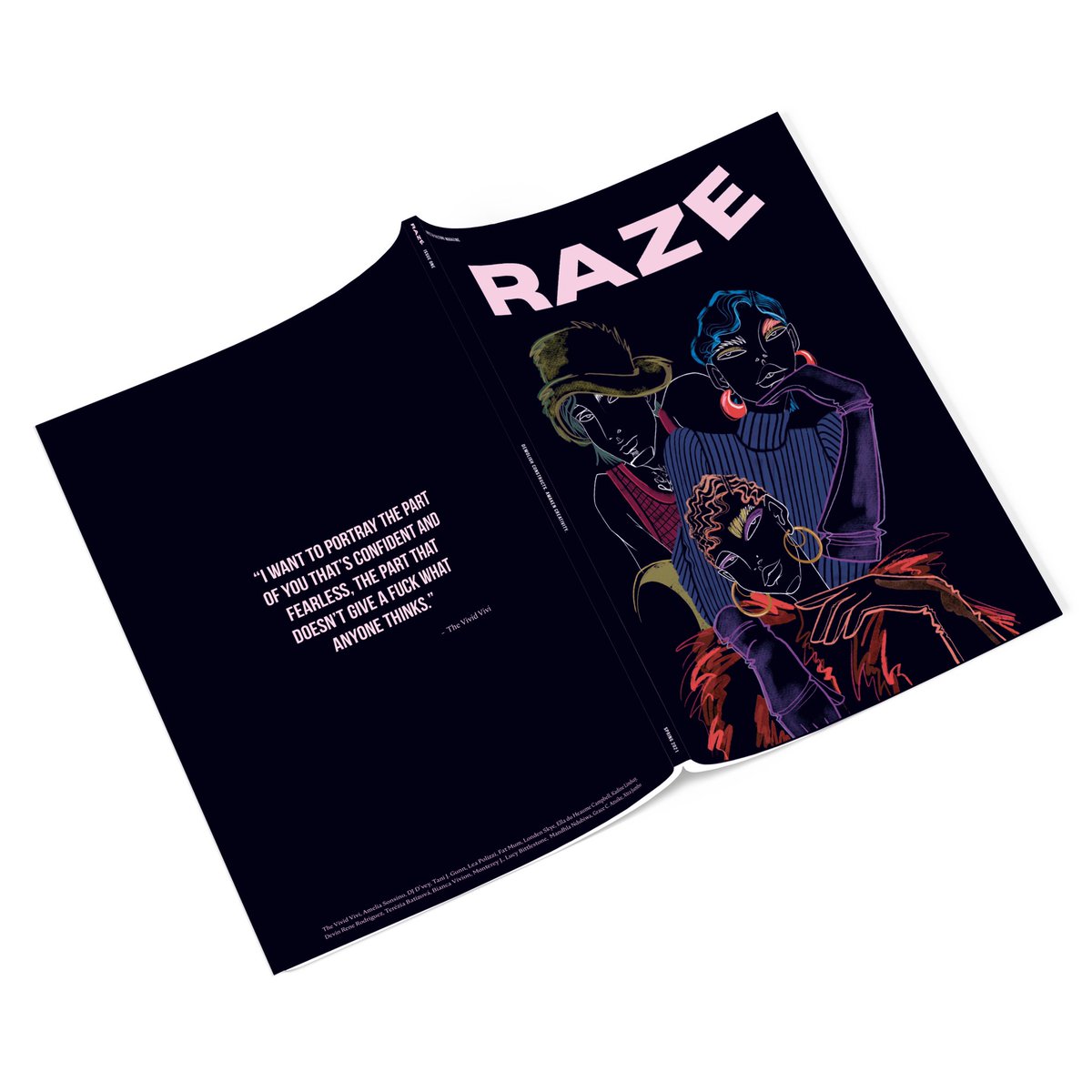 razemagldn's tweet photo. Now introducing RAZE MAGAZINE ISSUE ONE. https://t.co/f5s4gTaw3q