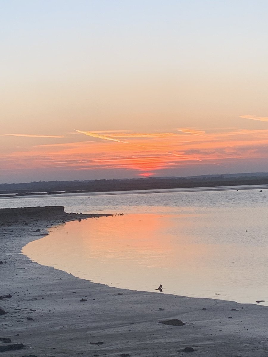 caustenhardy's tweet photo. Ran to the river. Watched the sunset. Got cold. Got a lift home in the car with my dad π I get points for going at all though, right? #runningfail #toocold #halfmarathontraining #reluctantrunner #chelmsford #essex https://t.co/eDRvgQcyx7