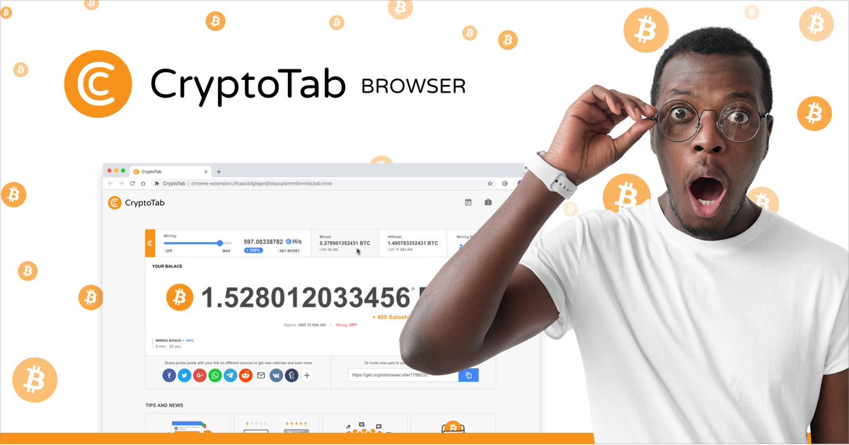M9901234's tweet photo. If you want to mine #bitcoin on your phone without affecting your battery health you must download cryptotab. You will not get rich but you will be able to mine about 1000 satooshi every week give it a try.
#stormgain #PiNetwork #cloudminig #rollercoin 
 https://t.co/KB172ctGaH https://t.co/xDThqMcpFo