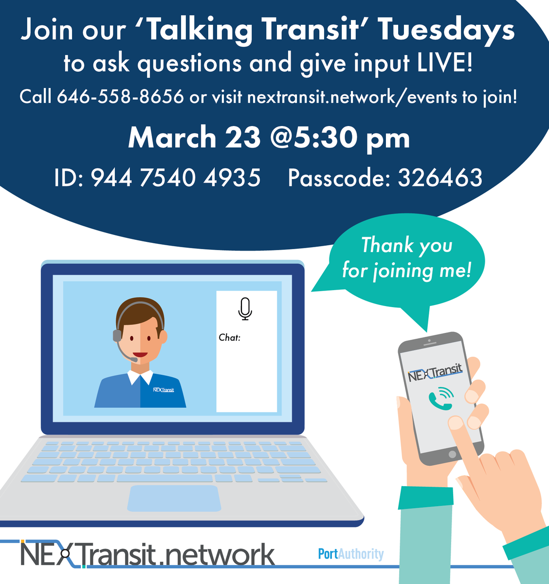 nex_transit's tweet photo. Join us today at 5:30 pm for another LIVE Q&A with a #NEXTransit Transit Planner!
https://t.co/exNzT4u2yG https://t.co/lswnjuQQCN