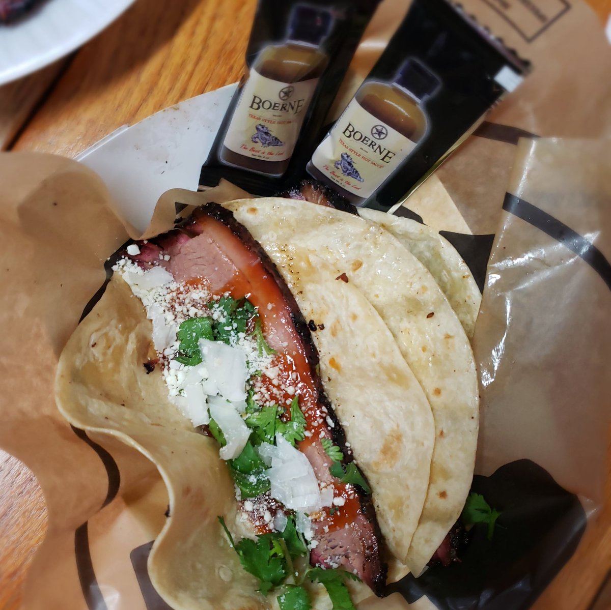Thank you Taco Tuesdays <a href="/rustybucklebbq/">RustyBuckleBBQ</a>

#boernebrand #texas #style #hotsauce #jalapeno #flavor #savor #tacolife #taco #tacotuesday #rusty #buckle #bbq #makeithot #eatlocal #hot #sauce #sauceboss #brisket #letseat #eat #eatwell #bewell #small #batch #crafted #smallbusiness