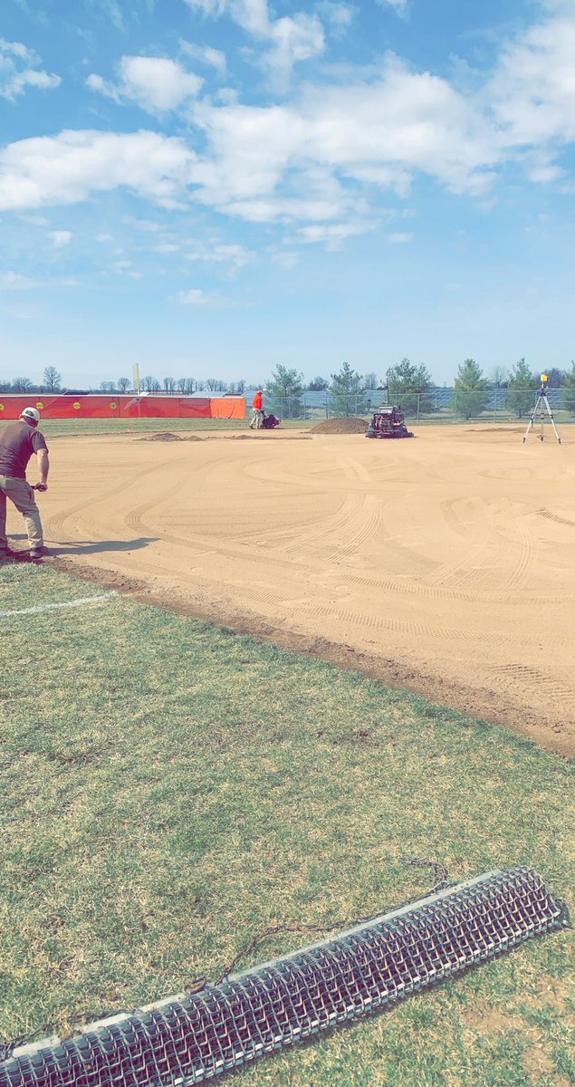 Beautiful day in Northwest Ohio to tune up some ball fields! <a href="/Homefield_/">Homefield</a> <a href="/DuraEdge/">DuraEdge Products</a>