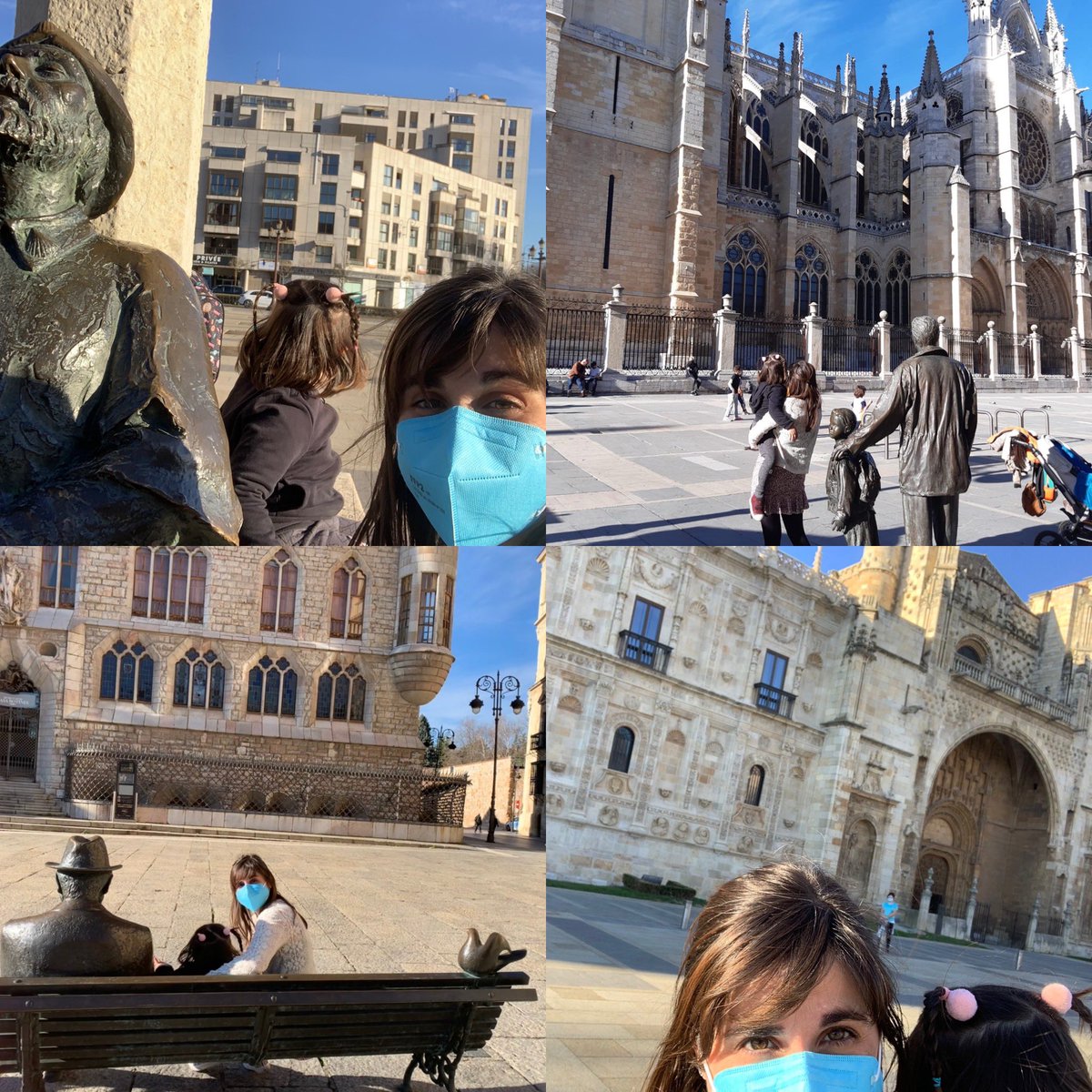 patritrii's tweet photo. De paseo por nuestra ciudad.😊 #SemanaDeLaLectura #SomosPastorinas #yosolliones @PastorinasLeon https://t.co/Xnkssr62js