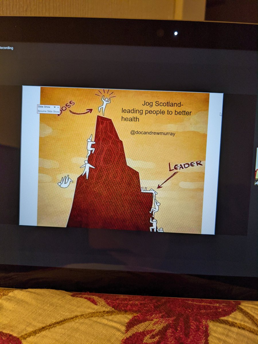 CMurr20's tweet photo. I always love hearing @docandrewmurray speak and tonight was no different! Great chat with fellow @jogscotland leaders discussing how to encourage others to join and return to running groups while adhering to guidance. It's left me feeling more hopeful for the weeks to come 🏃🏼‍♀️🏞️ https://t.co/OGzsvJqt9v
