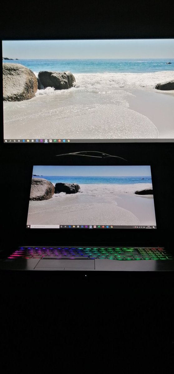 zulu_fly's tweet photo. New work station set up.
I can't wait to run Ultra long haul flight Sim missions while I do other work on my small machine.
At some point the big machine is going in for #MSF2020 system upgrade. I need a brand new Ridiculous Graphics Card and processor. https://t.co/2BKr80vYGW
