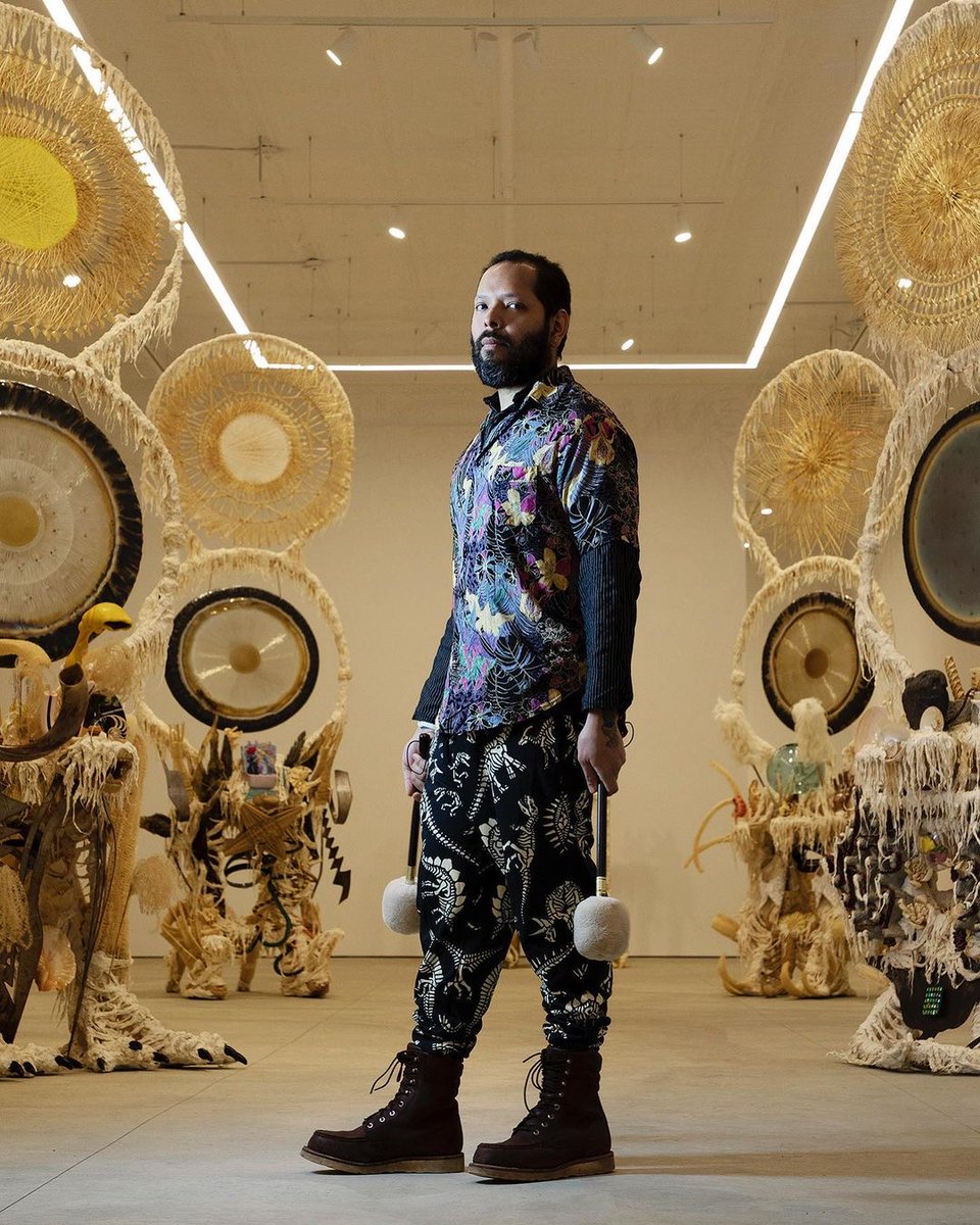 LMCC's tweet photo. #LMCCAlumni Guadalupe Maravilla's solo exhibition, Seven Ancestral Stomachs, is on view at @PPOWGallery through March 27!

Learn more: https://t.co/2ZDlsFxa0T

Photos by Steve Benisty. https://t.co/f35z3of4D9