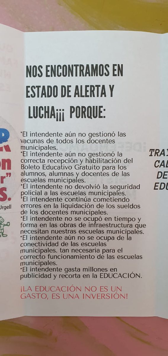 EliwitE's tweet photo. #DocentesEnLucha
#LlaryoraPrecariza
#FerreyraNoPiensa
Basta de pedir listado de docentes en asambleas ...
@telefecordoba 
@ElDoce @Cba24Ncomar @radiomitrecba @LAVOZcomar correcta liquidación de sueldos https://t.co/Jpxd0NL8x5