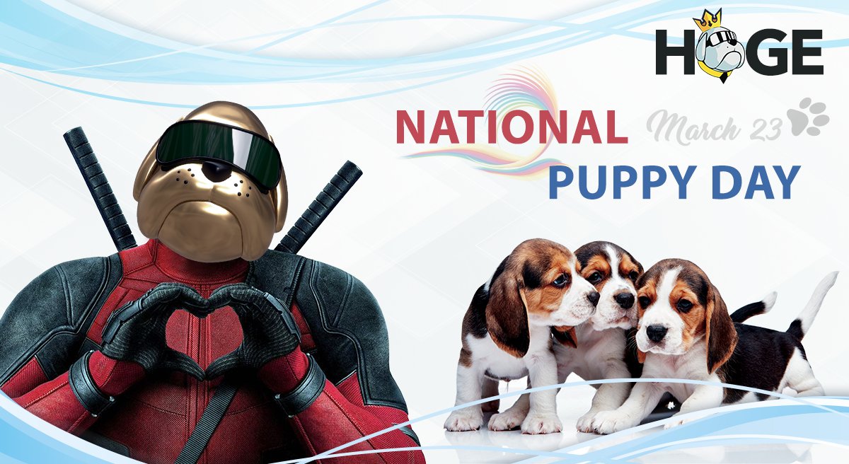 Together nothing is im-PAWS-ible! Let’s take a second and celebrate man’s favourite youthful companions. Happy National #PuppyDay! Please remember; every #HOGE you invest in turns into awareness and helps us to feed our little friends! ♥️

$HOGE, by the people, for the people