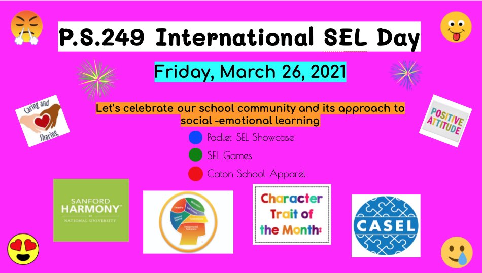 249Ps's tweet photo. Help us celebrate International SEL Day this Friday, March 26th๐๐๐#SELDay #Building Community #249Strong #Little Learners #Bigโค๏ธs #wherecollegebeginsinprek https://t.co/1vVqYE72L3