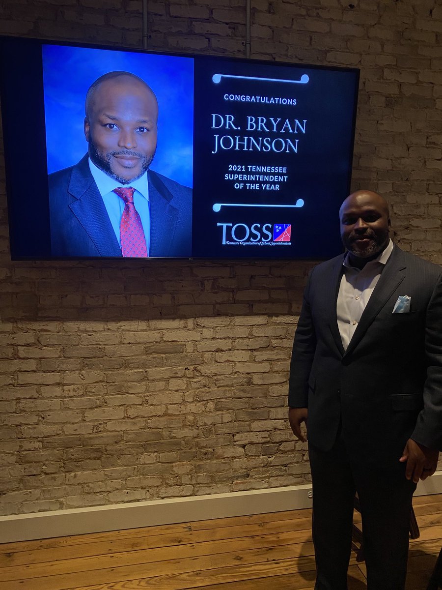 TNEducConsult's tweet photo. Class, class, class!!! Superintendent of the year-Bryan Johnson, Hamilton Co. ⁦@tosstn1975⁩ https://t.co/P8KPatqItw