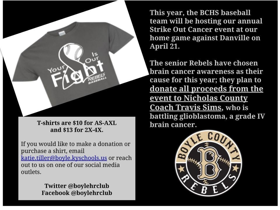 boylehrclub's tweet photo. Honored to support @Simstein31 in our #strikeoutcancer event this year! If anyone wants to purchase a shirt or make a donation, message us! 

#YOURfightisOURfight https://t.co/AdKdroWEBH