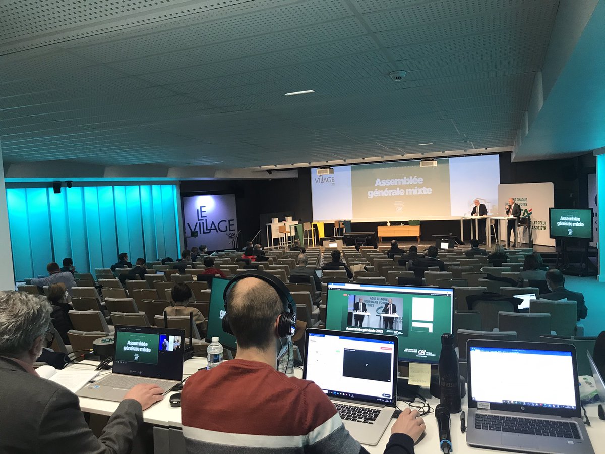 L Assemblée générale de <a href="/ca_centrest/">Crédit Agricole Centre-est</a> ce jour en format digital. Une année 2020 marquée par #utilite #solidarite #proximitesociale Agir chaque jour dans l intérêt de nos clients et de la société